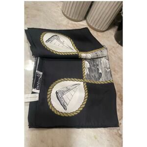 Silk scarve nautical theme